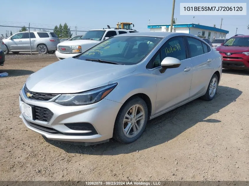 2018 Chevrolet Cruze VIN: 1G1BE5SM7J7206120 Lot: 12082078