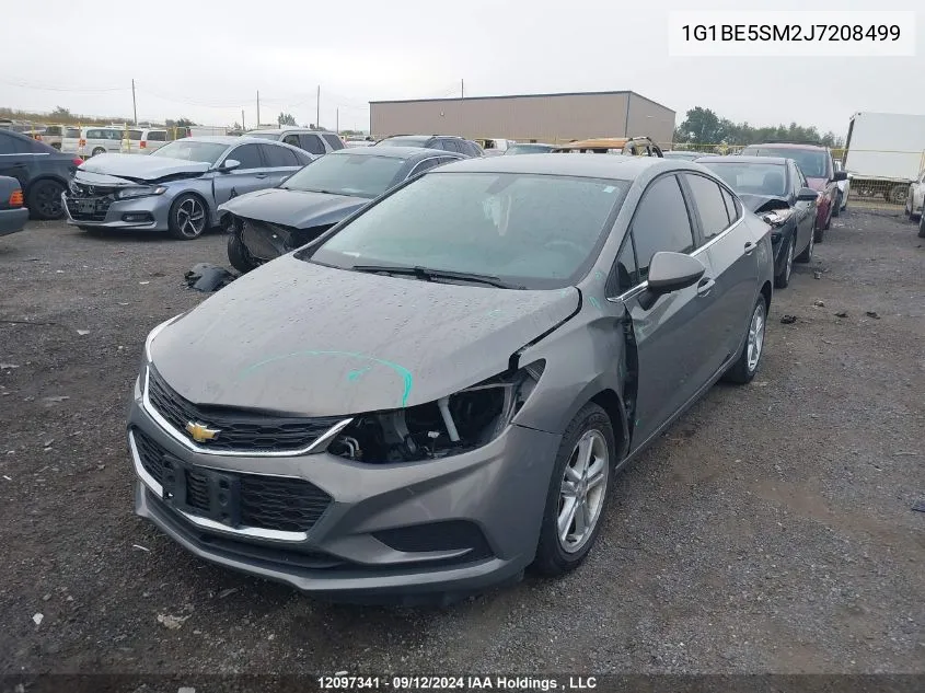 2018 Chevrolet Cruze VIN: 1G1BE5SM2J7208499 Lot: 12097341