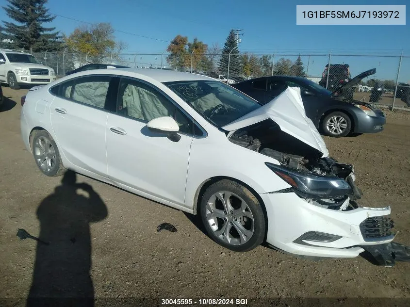 1G1BF5SM6J7193972 2018 Chevrolet Cruze Premier