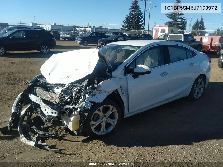 2018 Chevrolet Cruze Premier VIN: 1G1BF5SM6J7193972 Lot: 30045595