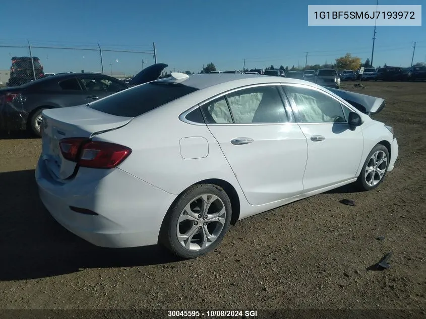 1G1BF5SM6J7193972 2018 Chevrolet Cruze Premier