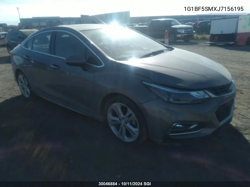 1G1BF5SMXJ7156195 2018 Chevrolet Cruze Premier