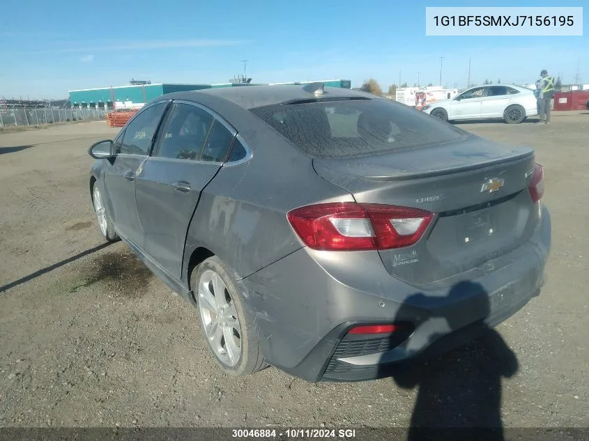 2018 Chevrolet Cruze Premier VIN: 1G1BF5SMXJ7156195 Lot: 30046884