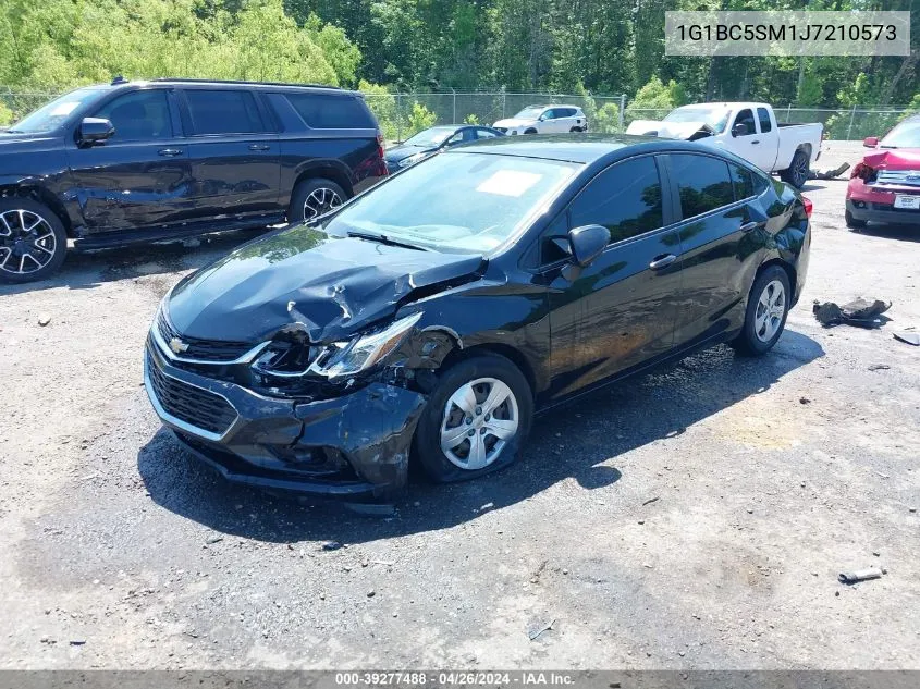 2018 Chevrolet Cruze Ls Auto VIN: 1G1BC5SM1J7210573 Lot: 39277488