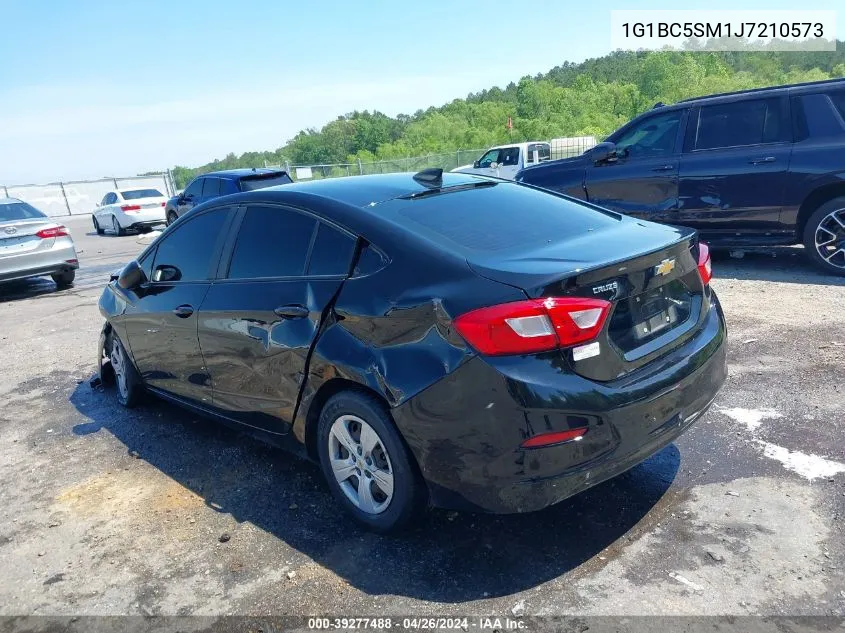 2018 Chevrolet Cruze Ls Auto VIN: 1G1BC5SM1J7210573 Lot: 39277488