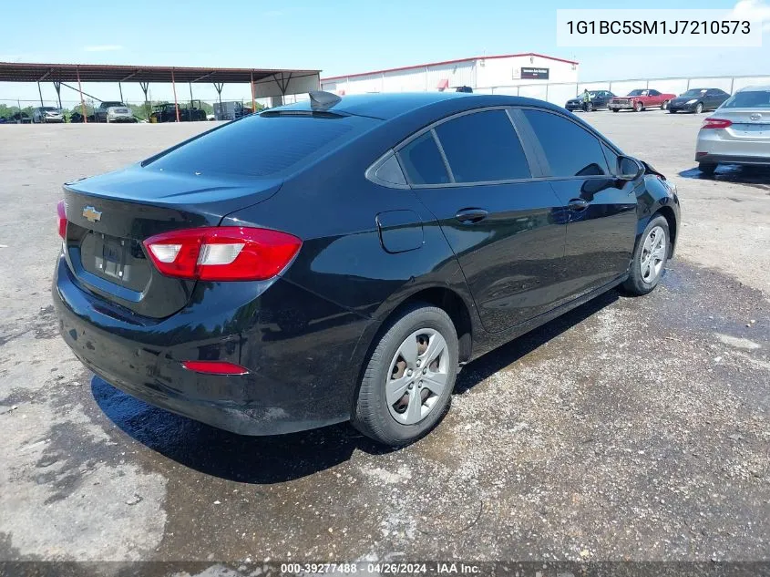 2018 Chevrolet Cruze Ls Auto VIN: 1G1BC5SM1J7210573 Lot: 39277488