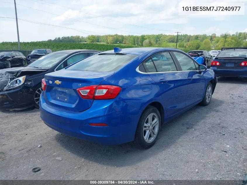 2018 Chevrolet Cruze Lt Auto VIN: 1G1BE5SM7J7240977 Lot: 39309784