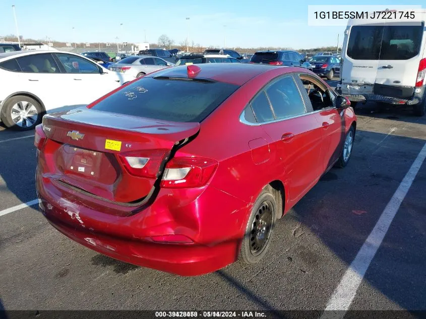 1G1BE5SM1J7221745 2018 Chevrolet Cruze Lt Auto