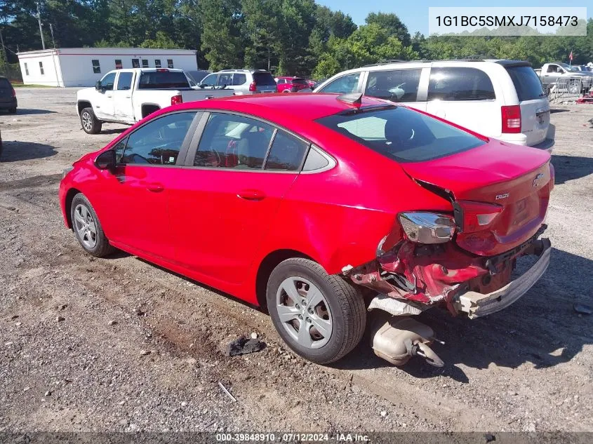 1G1BC5SMXJ7158473 2018 Chevrolet Cruze Ls