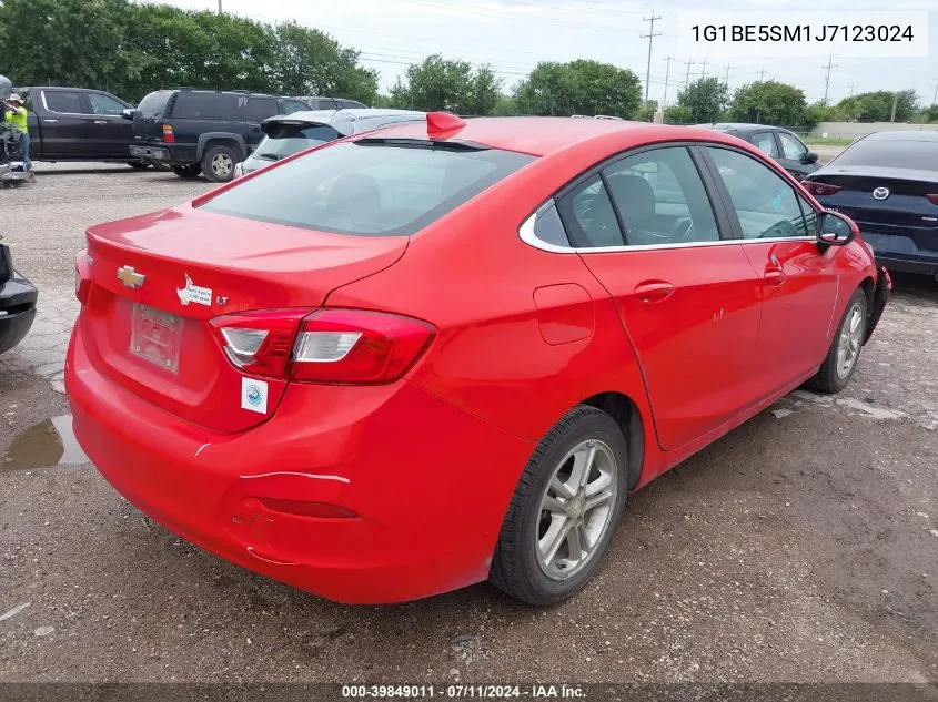 2018 Chevrolet Cruze Lt Auto VIN: 1G1BE5SM1J7123024 Lot: 39849011