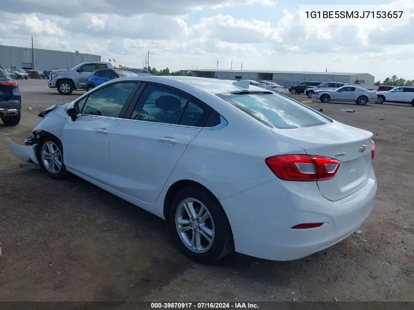 2018 Chevrolet Cruze Lt Auto VIN: 1G1BE5SM3J7153657 Lot: 39870917