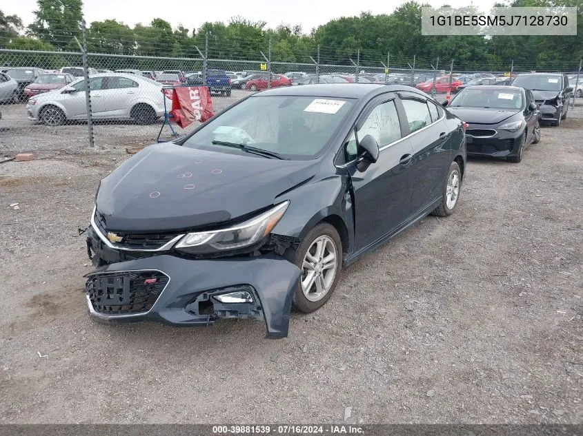 2018 Chevrolet Cruze Lt Auto VIN: 1G1BE5SM5J7128730 Lot: 39881539