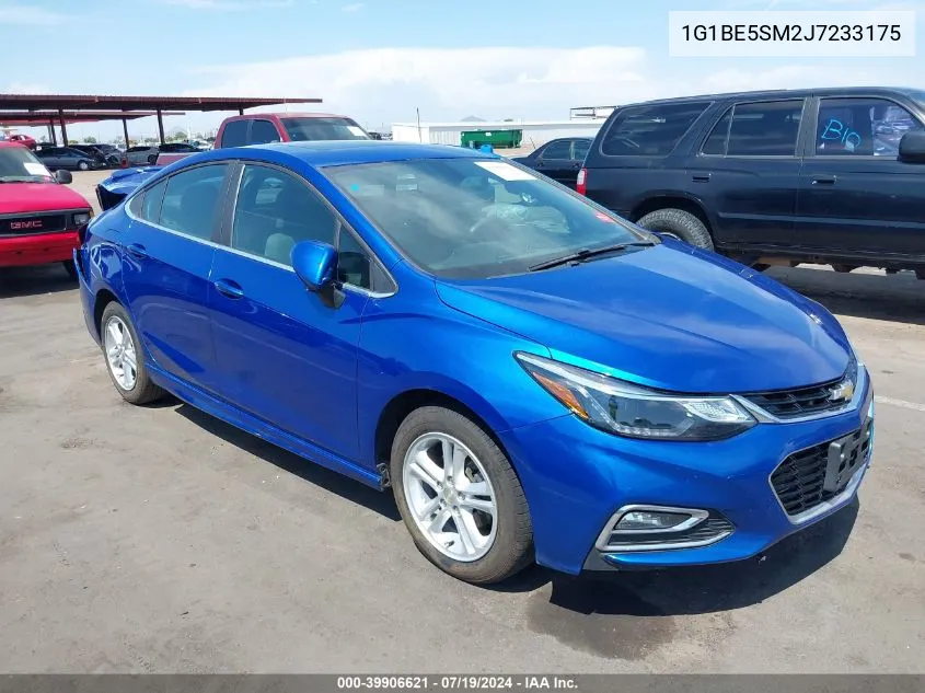 2018 Chevrolet Cruze Lt Auto VIN: 1G1BE5SM2J7233175 Lot: 39906621