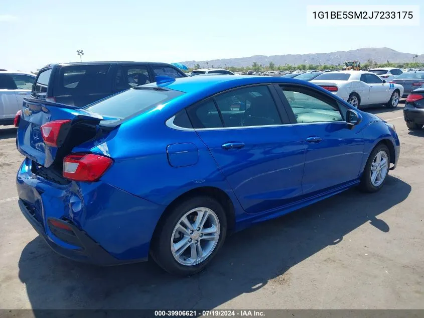 2018 Chevrolet Cruze Lt Auto VIN: 1G1BE5SM2J7233175 Lot: 39906621