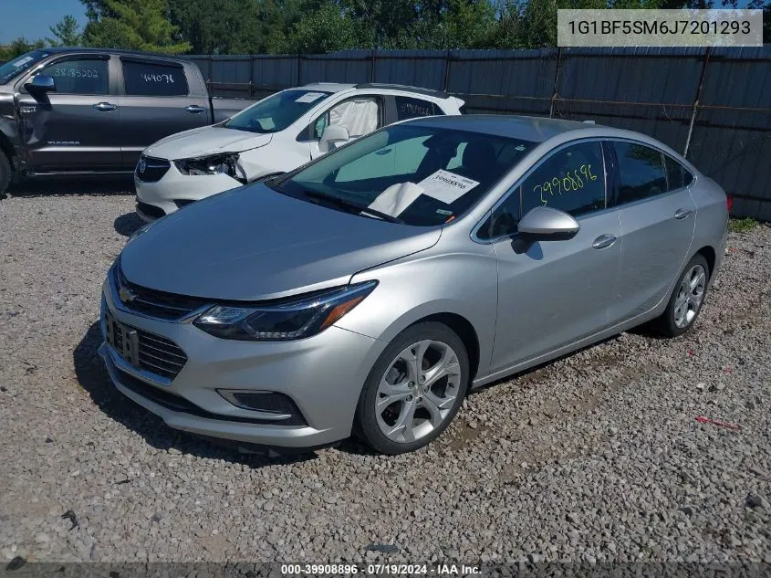 2018 Chevrolet Cruze Premier Auto VIN: 1G1BF5SM6J7201293 Lot: 39908896