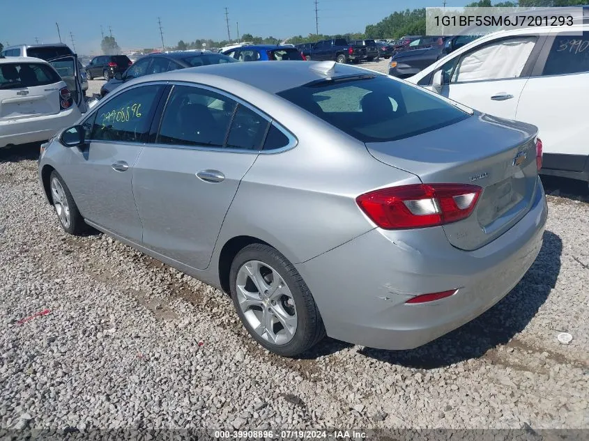 1G1BF5SM6J7201293 2018 Chevrolet Cruze Premier Auto