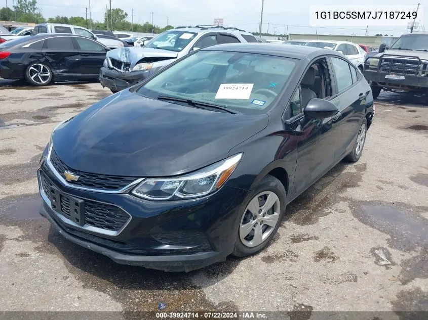 2018 Chevrolet Cruze Ls Auto VIN: 1G1BC5SM7J7187249 Lot: 39924714