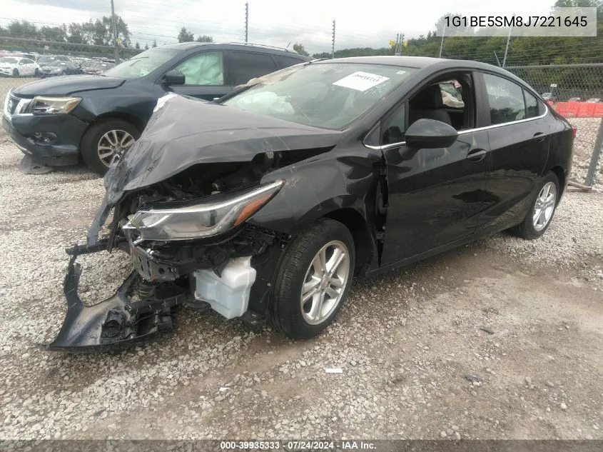 2018 Chevrolet Cruze Lt Auto VIN: 1G1BE5SM8J7221645 Lot: 39935333