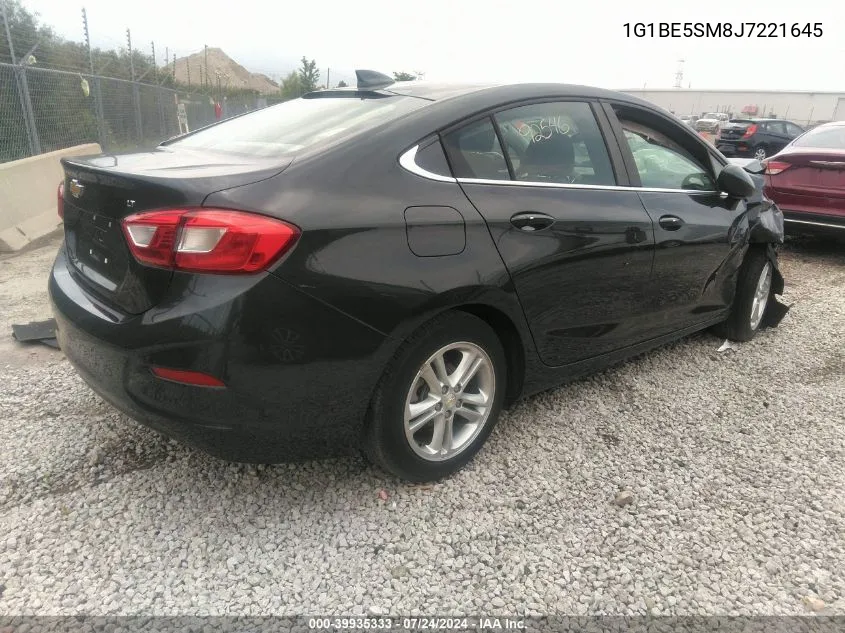 2018 Chevrolet Cruze Lt Auto VIN: 1G1BE5SM8J7221645 Lot: 39935333