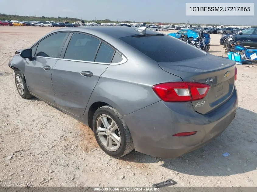 1G1BE5SM2J7217865 2018 Chevrolet Cruze Lt Auto