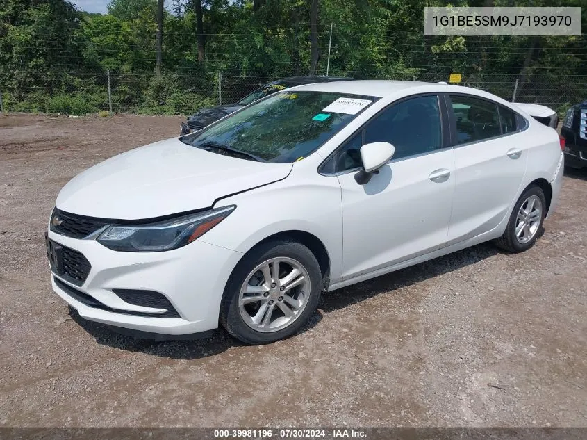 2018 Chevrolet Cruze Lt Auto VIN: 1G1BE5SM9J7193970 Lot: 39981196