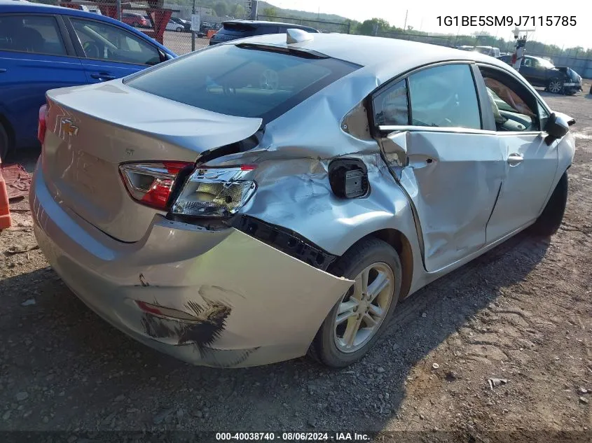 2018 Chevrolet Cruze Lt Auto VIN: 1G1BE5SM9J7115785 Lot: 40038740