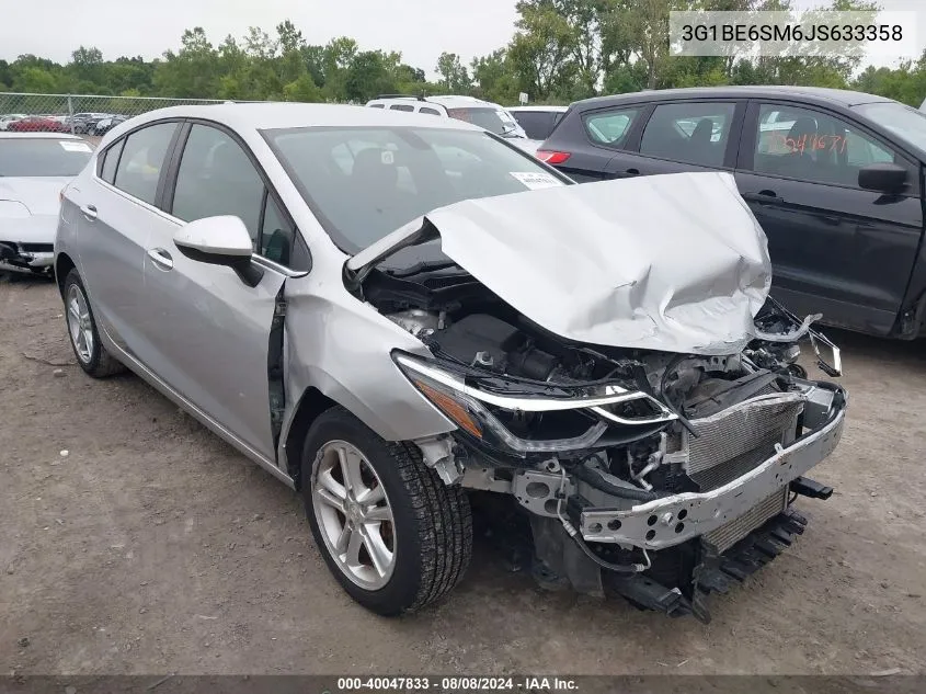 3G1BE6SM6JS633358 2018 Chevrolet Cruze Lt Auto