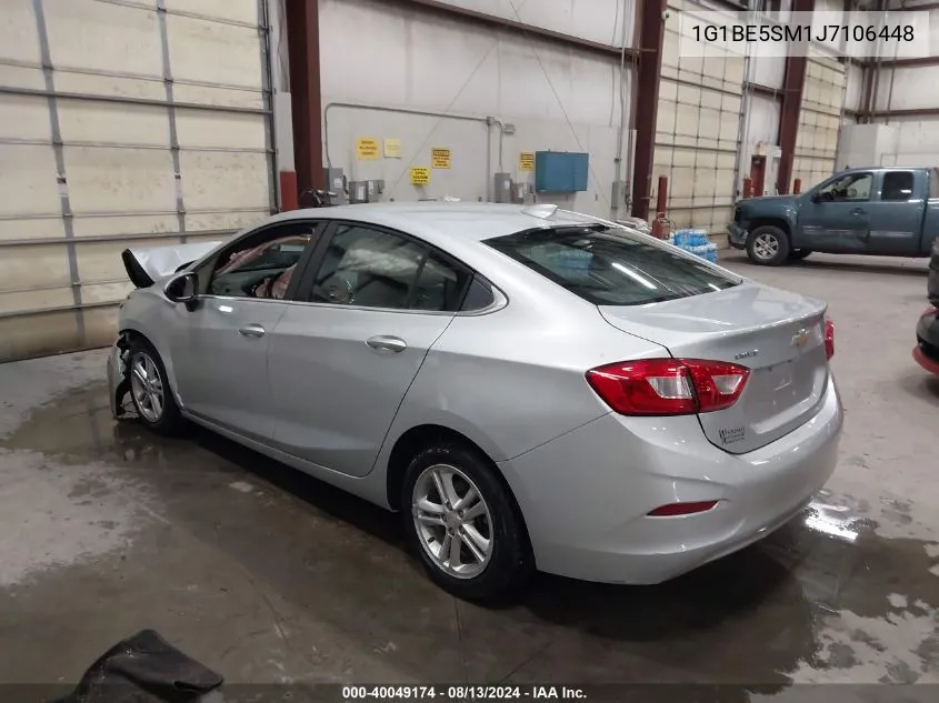 2018 Chevrolet Cruze Lt Auto VIN: 1G1BE5SM1J7106448 Lot: 40049174