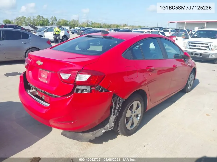 2018 Chevrolet Cruze Ls Auto VIN: 1G1BC5SM7J7125236 Lot: 40052737