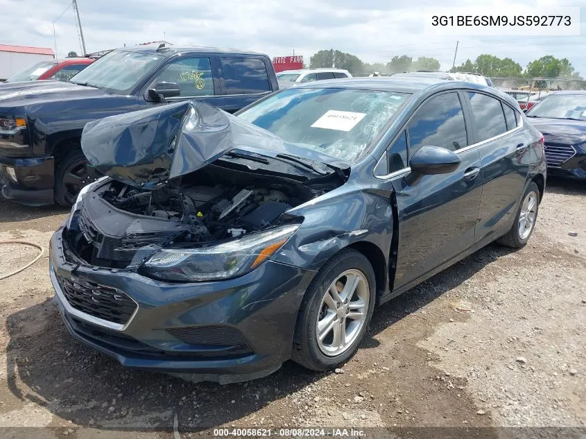 3G1BE6SM9JS592773 2018 Chevrolet Cruze Lt Auto