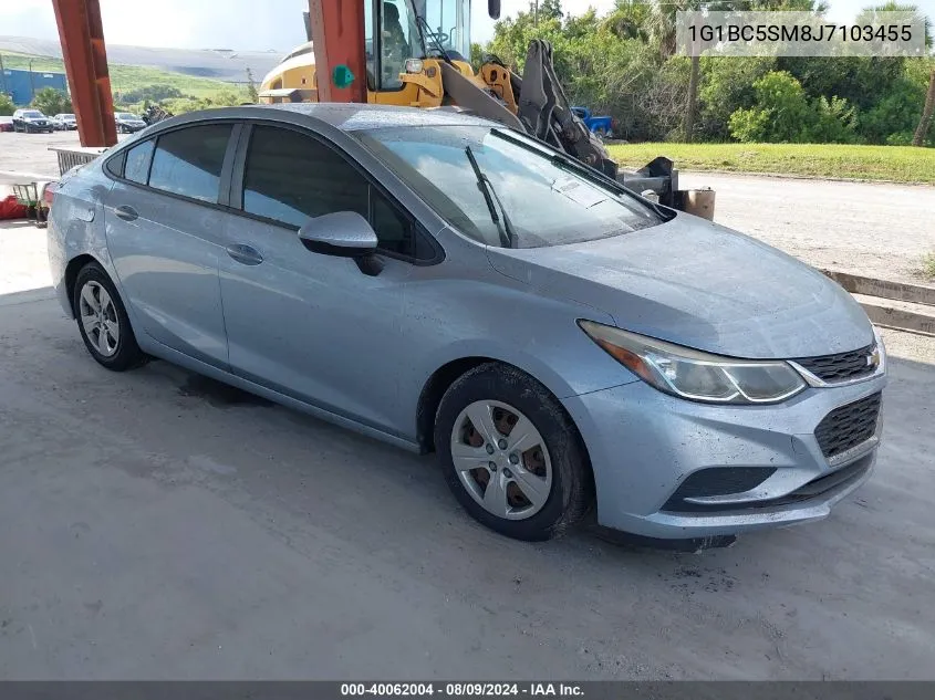 2018 Chevrolet Cruze Ls Auto VIN: 1G1BC5SM8J7103455 Lot: 40062004