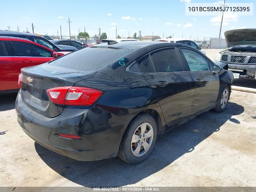 1G1BC5SM5J7125395 2018 Chevrolet Cruze Ls Auto