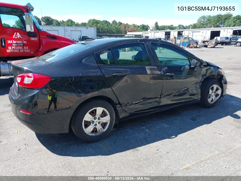 1G1BC5SM4J7193655 2018 Chevrolet Cruze Ls Auto