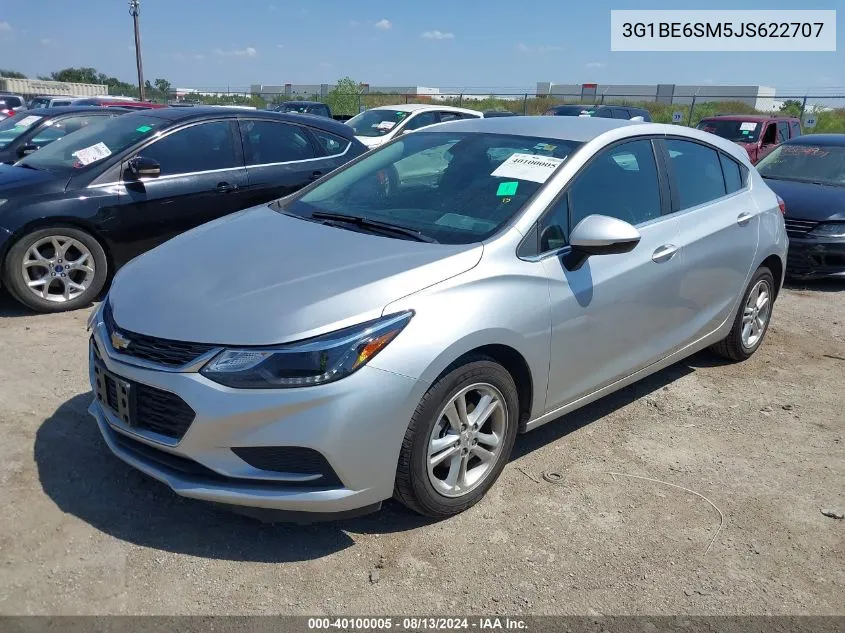 3G1BE6SM5JS622707 2018 Chevrolet Cruze Lt Auto