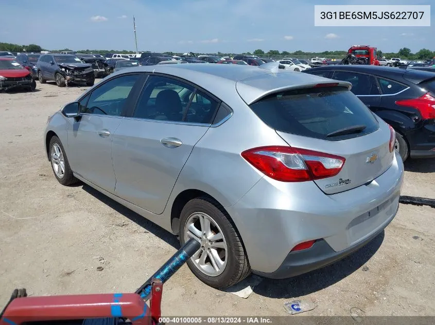 3G1BE6SM5JS622707 2018 Chevrolet Cruze Lt Auto