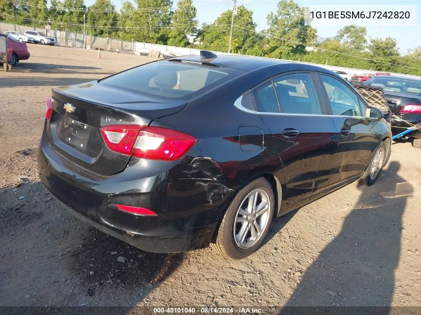 2018 Chevrolet Cruze Lt Auto VIN: 1G1BE5SM6J7242820 Lot: 40101040