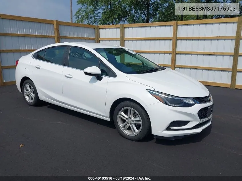 2018 Chevrolet Cruze Lt Auto VIN: 1G1BE5SM3J7175903 Lot: 40103516