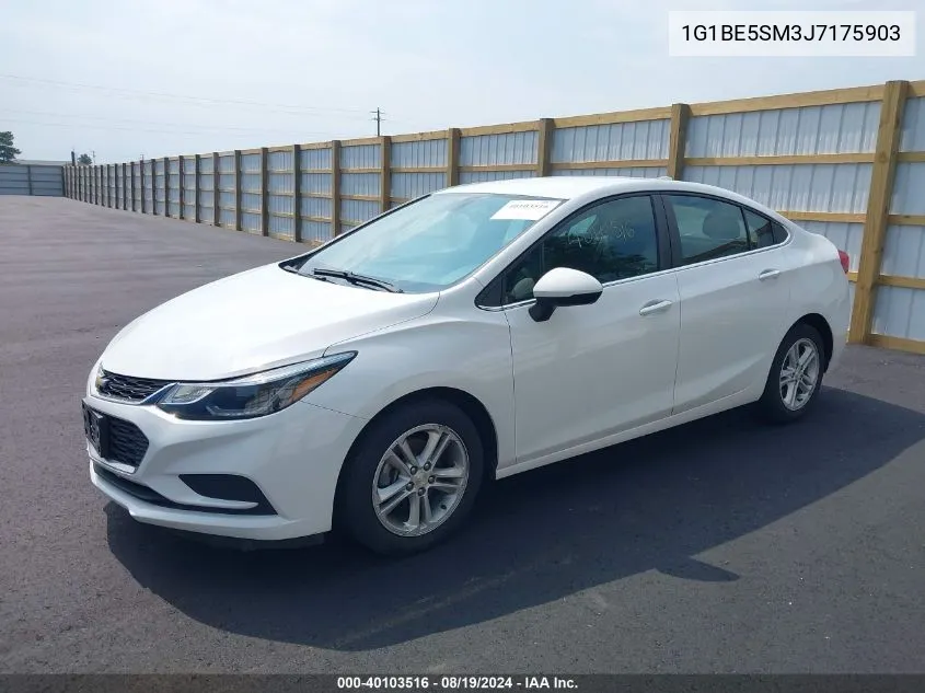 2018 Chevrolet Cruze Lt Auto VIN: 1G1BE5SM3J7175903 Lot: 40103516