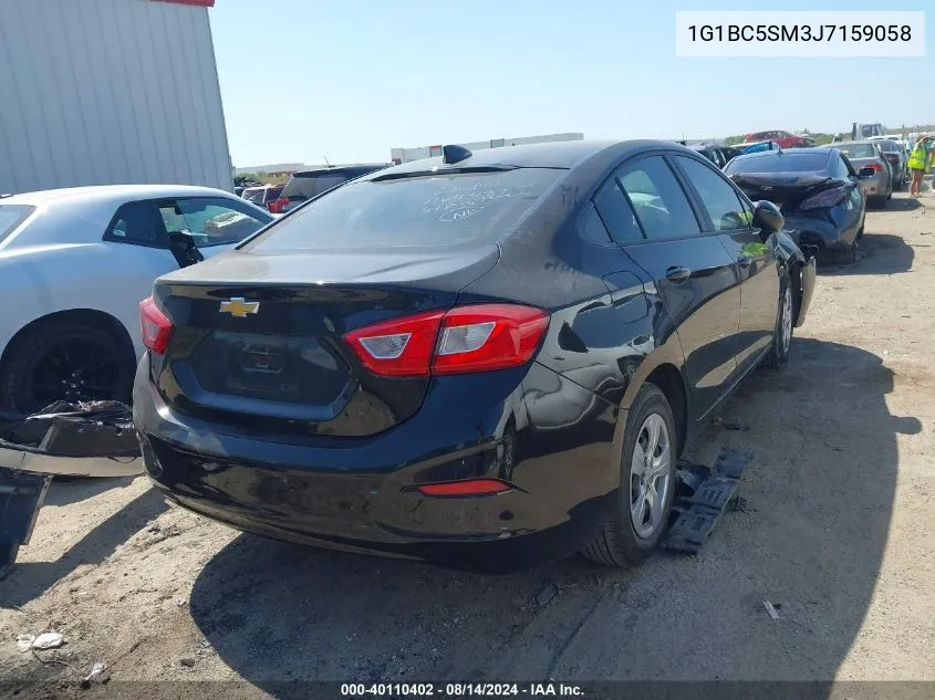 1G1BC5SM3J7159058 2018 Chevrolet Cruze Ls