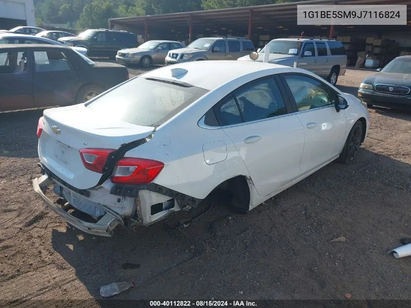 2018 Chevrolet Cruze Lt Auto VIN: 1G1BE5SM9J7116824 Lot: 40112822