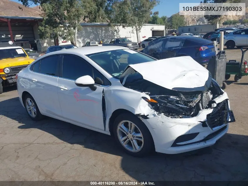 2018 Chevrolet Cruze Lt Auto VIN: 1G1BE5SMXJ7190303 Lot: 40116200