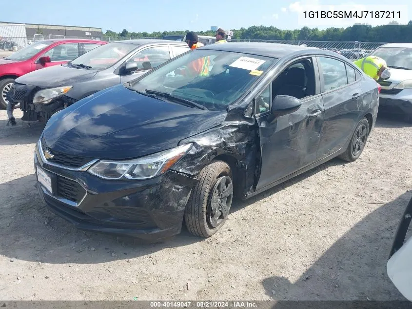 1G1BC5SM4J7187211 2018 Chevrolet Cruze Ls Auto