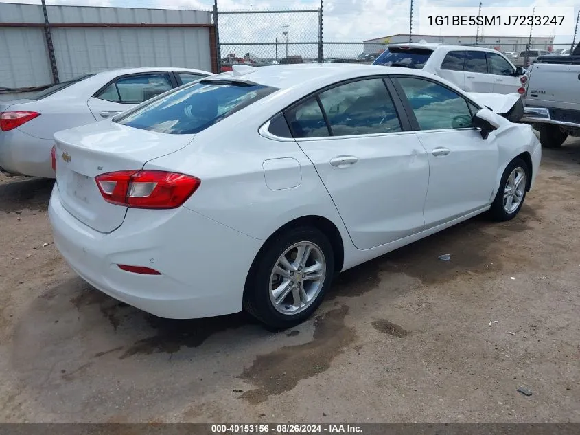 2018 Chevrolet Cruze Lt Auto VIN: 1G1BE5SM1J7233247 Lot: 40153156