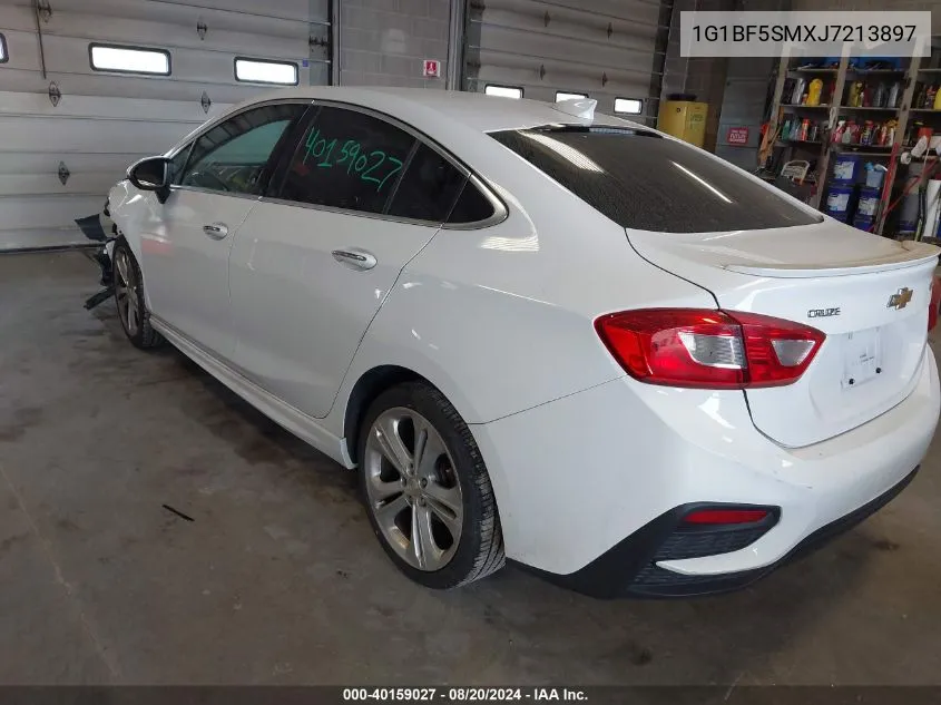 2018 Chevrolet Cruze Premier Auto VIN: 1G1BF5SMXJ7213897 Lot: 40159027