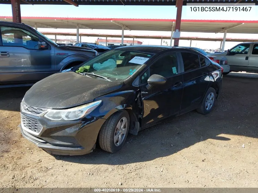 2018 Chevrolet Cruze Ls Auto VIN: 1G1BC5SM4J7191467 Lot: 40200619