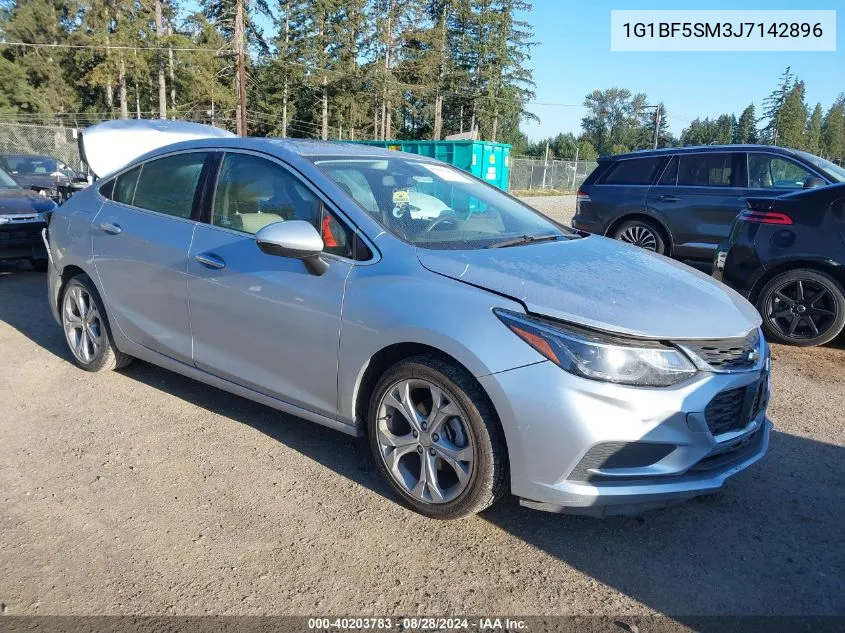 2018 Chevrolet Cruze Premier Auto VIN: 1G1BF5SM3J7142896 Lot: 40203783