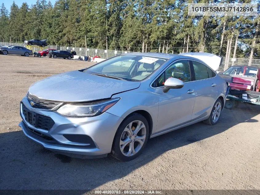 2018 Chevrolet Cruze Premier Auto VIN: 1G1BF5SM3J7142896 Lot: 40203783