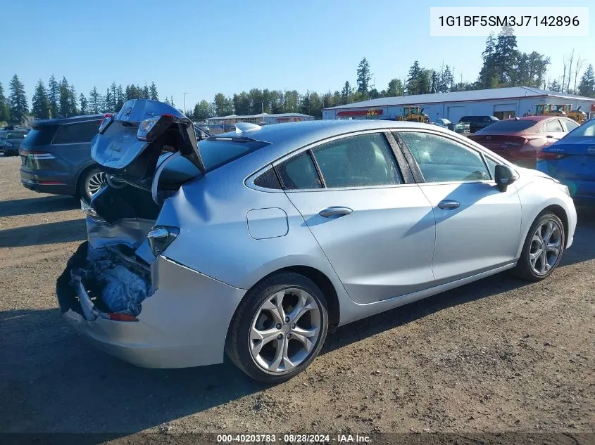 1G1BF5SM3J7142896 2018 Chevrolet Cruze Premier Auto