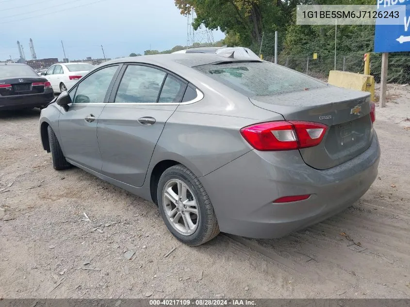 2018 Chevrolet Cruze Lt Auto VIN: 1G1BE5SM6J7126243 Lot: 40217109