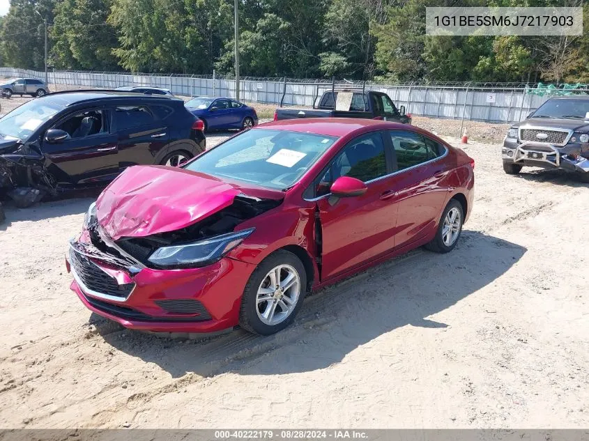 1G1BE5SM6J7217903 2018 Chevrolet Cruze Lt Auto